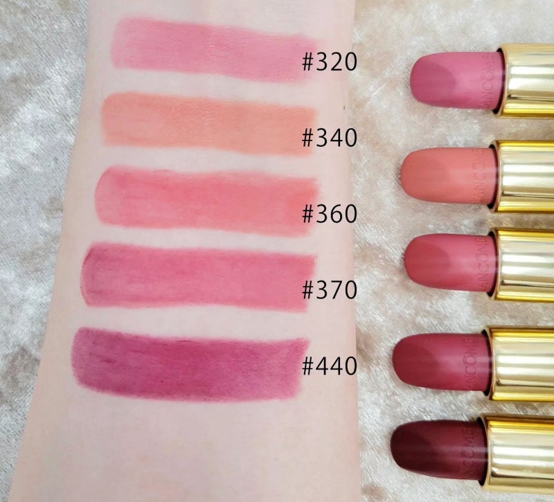 LANCOME L'Absolu Rouge Intimatte Matte Lipstick 1.6g #320 hush hush, LANCOME, LANCOME Lipstick ราคา , LANCOME Lipstick รีวิว , 