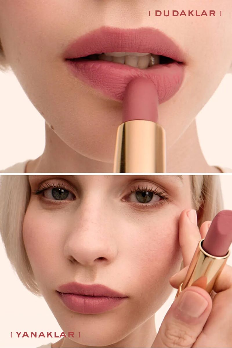 LANCOME L'Absolu Rouge Intimatte Matte Lipstick 1.6g #320 hush hush, LANCOME, LANCOME Lipstick ราคา , LANCOME Lipstick รีวิว , 
