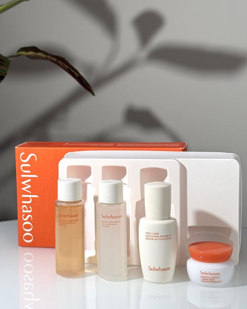 Sulwhasoo Bestsellers Trial Kit (4 Items), Sulwhasoo Gentle Cleansing Foam , Sulwhasoo Gentle Cleansing Oil , Sulwhasoo First Care Activating Serum VI ,Sulwhasoo Essential Comfort Firming Cream , Sulwhasoo ราคา ,  Sulwhasoo รีวิว , Sulwhasoo Bestsellers, Sulwhasoo ขายดี