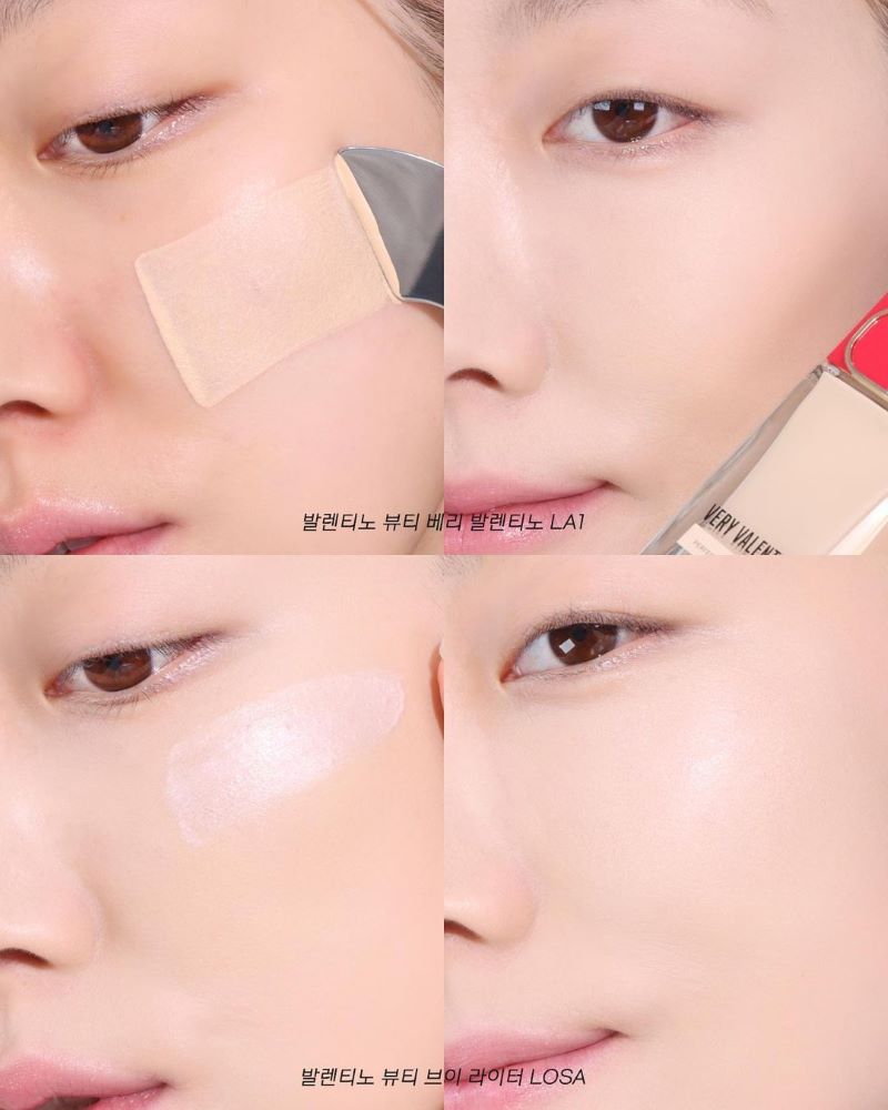 Valentino Dual-Use Liquid Light Face Base & Top Coat 5ml #01 Rosa ,Valentino primer , V-Lighter Face Base Primer and Highlighter, Valentino V-Lighter Illuminating Face Primer and Highlighter รีวิว ,  Valentino Garavani , วาเลนติโน่ การาวานี), valentino v-lighter rosa , valentino v-lighter review . 