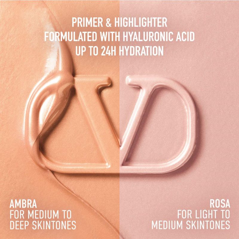 Valentino Dual-Use Liquid Light Face Base & Top Coat 5ml #01 Rosa ,Valentino primer , V-Lighter Face Base Primer and Highlighter, Valentino V-Lighter Illuminating Face Primer and Highlighter รีวิว ,  Valentino Garavani , วาเลนติโน่ การาวานี), valentino v-lighter rosa , valentino v-lighter review . 